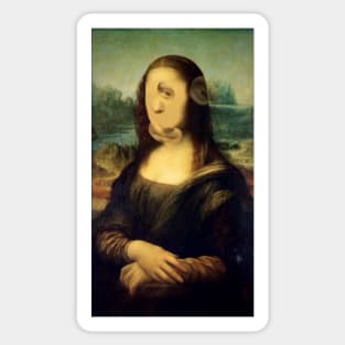 Gioconda - Mona Lisa instagram filters - Modern Sticker